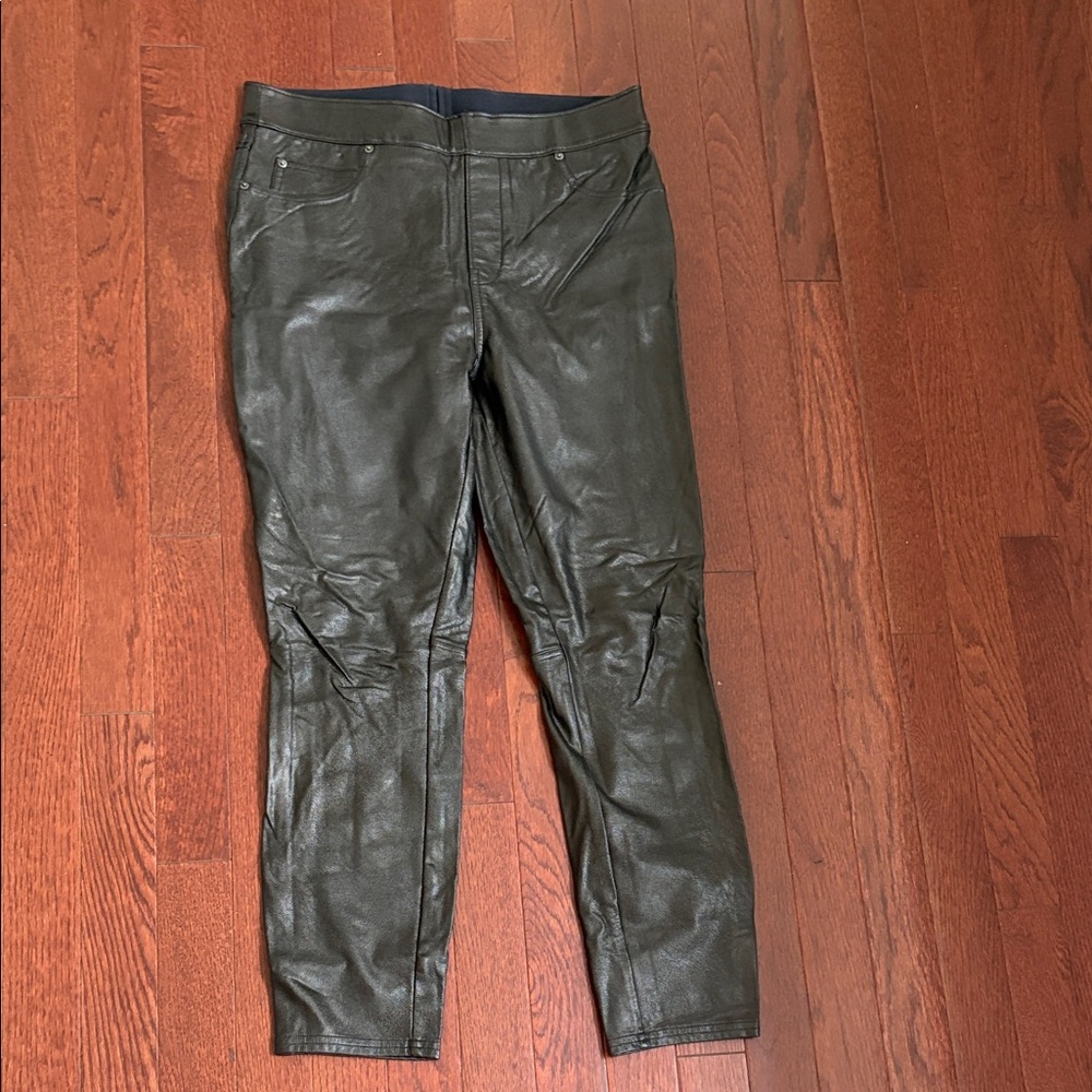 SPANX Black Leather Pants